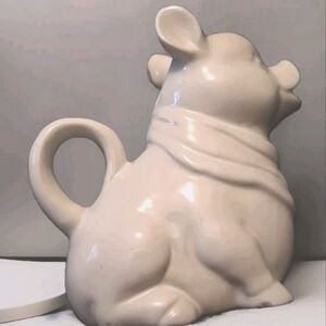 Adorable Vintage Porcelain Ceramic Piggy Creamer Pig Cream Pitcher Marked Japan